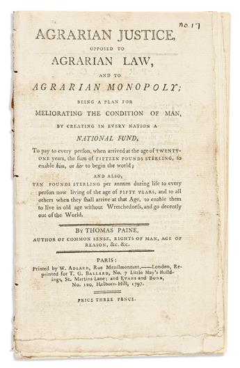 [Economics] Economic Pamphlets, England, 1788-1808. Five Octavo Examples.
